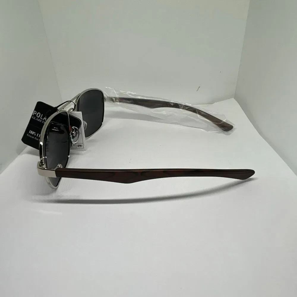 Manhattan Polarized Aviator Sunglasses UV400 – Metal Frame – New